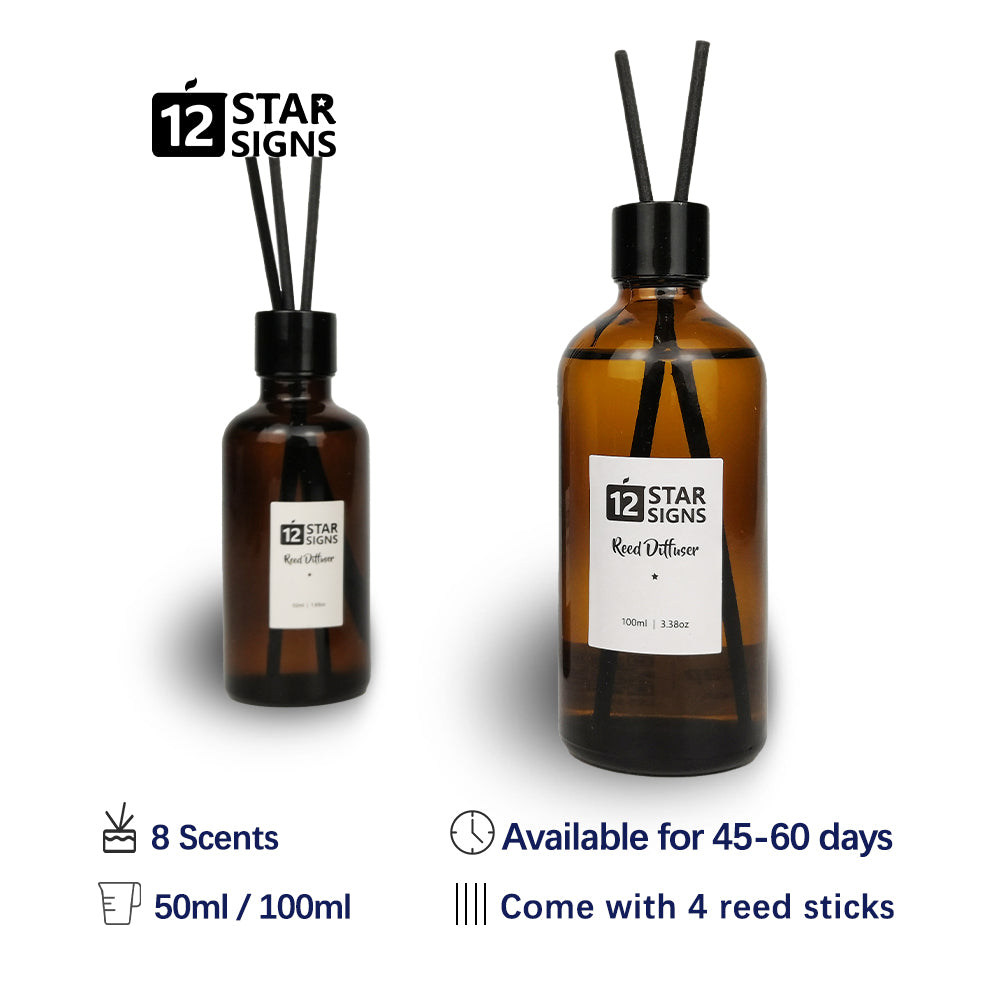 12StarSigns Reed Diffuser Perfume Scent