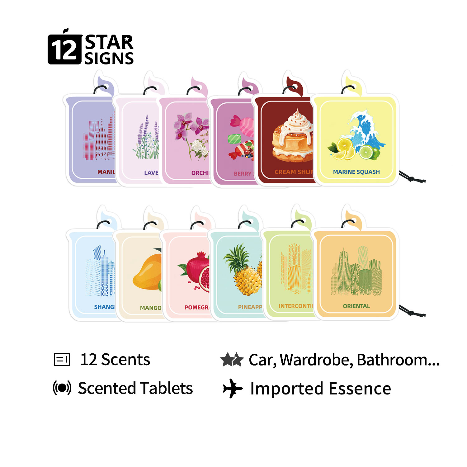 12STARSIGNS Scented Tablets